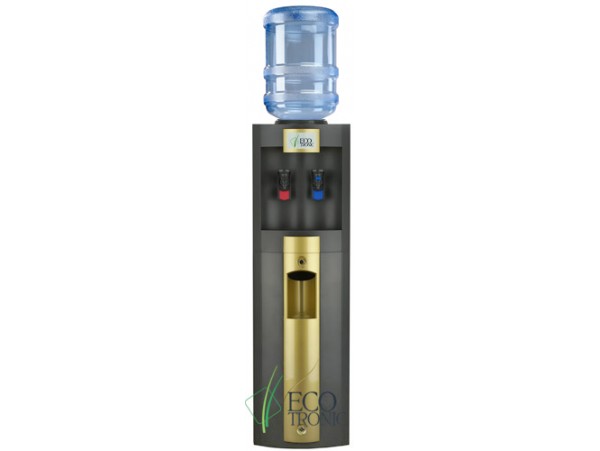 Кулер для воды напольный с компрессорным охлаждением Ecotronic WD-2202LD Black-Gold
